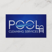 Carte De Visite Services professionnels de nettoyage de piscine (Devant)