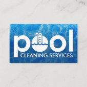 Carte De Visite Services professionnels de nettoyage de piscine (Devant)