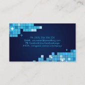 Carte De Visite Services professionnels de nettoyage de piscine (Dos)