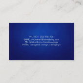 Carte De Visite Services professionnels de nettoyage de piscine (Dos)