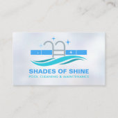 Carte De Visite Services professionnels de nettoyage de piscine (Devant)