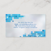 Carte De Visite Services professionnels de nettoyage de piscine (Dos)