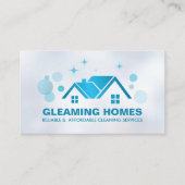 Carte De Visite Services professionnels de nettoyage des maisons (Devant)