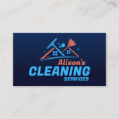 Carte De Visite Services professionnels de nettoyage des maisons (Devant)