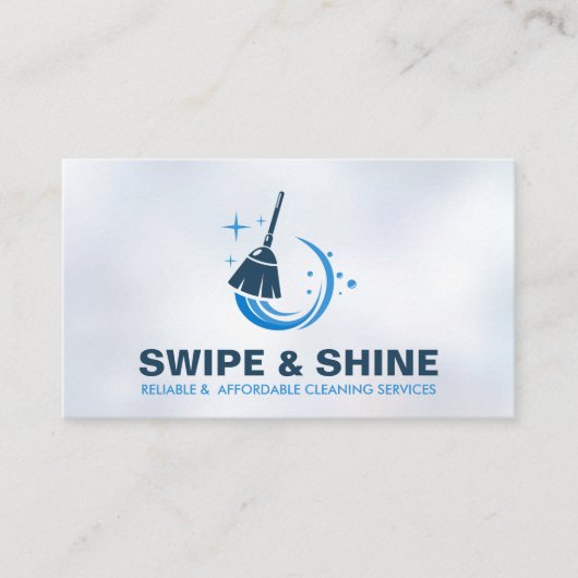 Carte De Visite Services professionnels de nettoyage des maisons (Devant)
