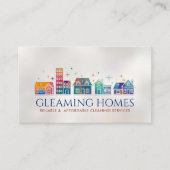 Carte De Visite Services professionnels de nettoyage des maisons (Devant)