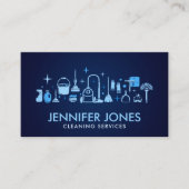 Carte De Visite Services professionnels de nettoyage des maisons (Devant)
