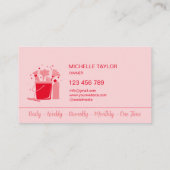 Carte De Visite Services professionnels de nettoyage des maisons e (Dos)