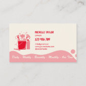 Carte De Visite Services professionnels de nettoyage des maisons e (Dos)