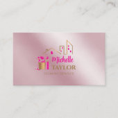 Carte De Visite Services professionnels de nettoyage des maisons e (Devant)