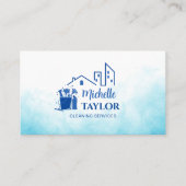 Carte De Visite Services professionnels de nettoyage des maisons e (Devant)