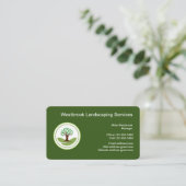 Carte De Visite Services professionnels de paysage (Debout devant)