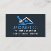Carte De Visite Services professionnels de peinture de maison (Devant)