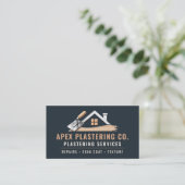 Carte De Visite Services professionnels de plâtrage (Debout devant)