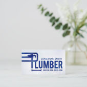 Carte De Visite Services professionnels de plomberie - plomberie (Debout devant)