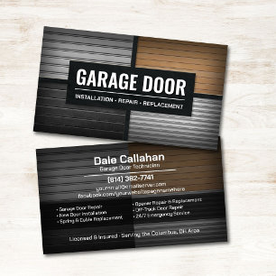 Carte De Visite Services professionnels de portes de garage