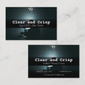 Carte De Visite Services professionnels de production vidéo (Devant / Derrière)