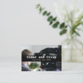 Carte De Visite Services professionnels de production vidéo (Debout devant)