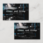 Carte De Visite Services professionnels de production vidéo (Devant / Derrière)