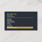 Carte De Visite Services professionnels de réparation automobile (Dos)