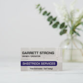 Carte De Visite Services professionnels de Sheetrock de la Marine (Debout devant)