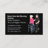 Carte De Visite Services professionnels de soins à domicile et de  (Devant)