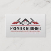 Carte De Visite Services professionnels de toiture - couverture (Devant)