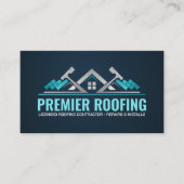 Carte De Visite Services professionnels de toiture - couverture (Devant)