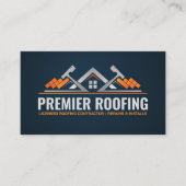 Carte De Visite Services professionnels de toiture - couverture (Devant)