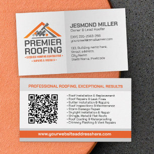 Carte De Visite Services professionnels de toiture - couverture