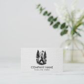 Carte De Visite Services professionnels d'élagage d'arbres et d'ar (Debout devant)