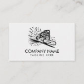 Carte De Visite Services professionnels d'élagage d'arbres et d'ar (Devant)