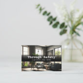 Carte De Visite Services professionnels d'inspection à domicile (Debout devant)