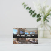 Carte De Visite Services professionnels d'inspection à domicile (Debout devant)