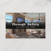 Carte De Visite Services professionnels d'inspection à domicile (Devant)