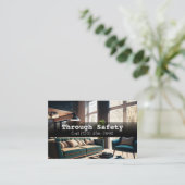 Carte De Visite Services professionnels d'inspection à domicile (Debout devant)