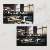 Carte De Visite Services professionnels d'inspection à domicile (Devant / Derrière)