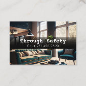 Carte De Visite Services professionnels d'inspection à domicile (Devant)