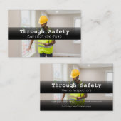 Carte De Visite Services professionnels d'inspection à domicile (Devant / Derrière)