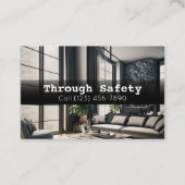 Carte De Visite Services professionnels d'inspection à domicile (Devant)