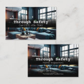 Carte De Visite Services professionnels d'inspection à domicile (Devant / Derrière)