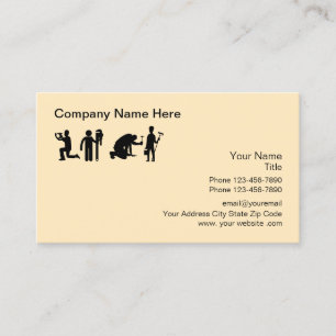 Carte De Visite Services professionnels Handyman