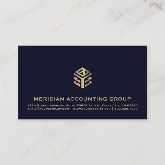 Carte De Visite Services professionnels intemporels (Devant)