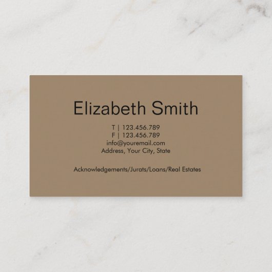 Carte De Visite Services publics du marbre (Dos)