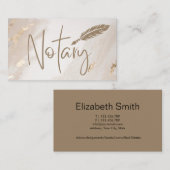 Carte De Visite Services publics du marbre (Devant / Derrière)