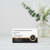 Carte De Visite Services publics notaires classiques (Debout devant)