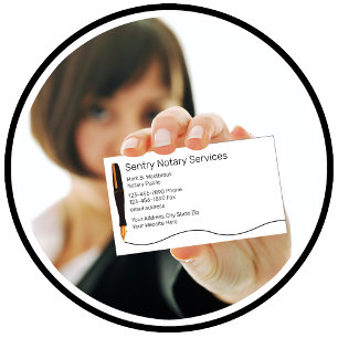 Carte De Visite Services publics notaires classiques