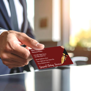 Carte De Visite Services publics notaires classiques