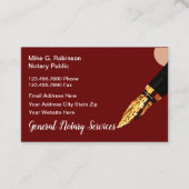 Carte De Visite Services publics notaires classiques (Devant)