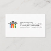 Carte De Visite Services réparateurs | Icônes de l'outil main (Dos)